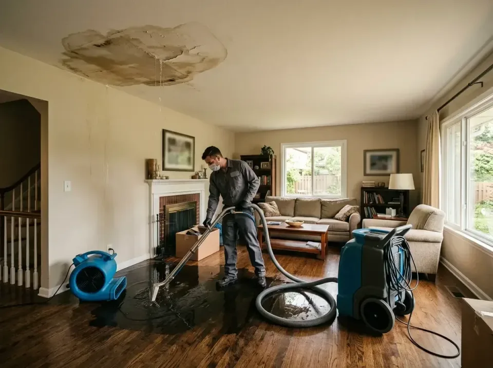 attic-pipe-burst-ceiling-drip-008 — frequently asked questions, Water Damage Restoration & Carpet Care in Steilacoom, WA